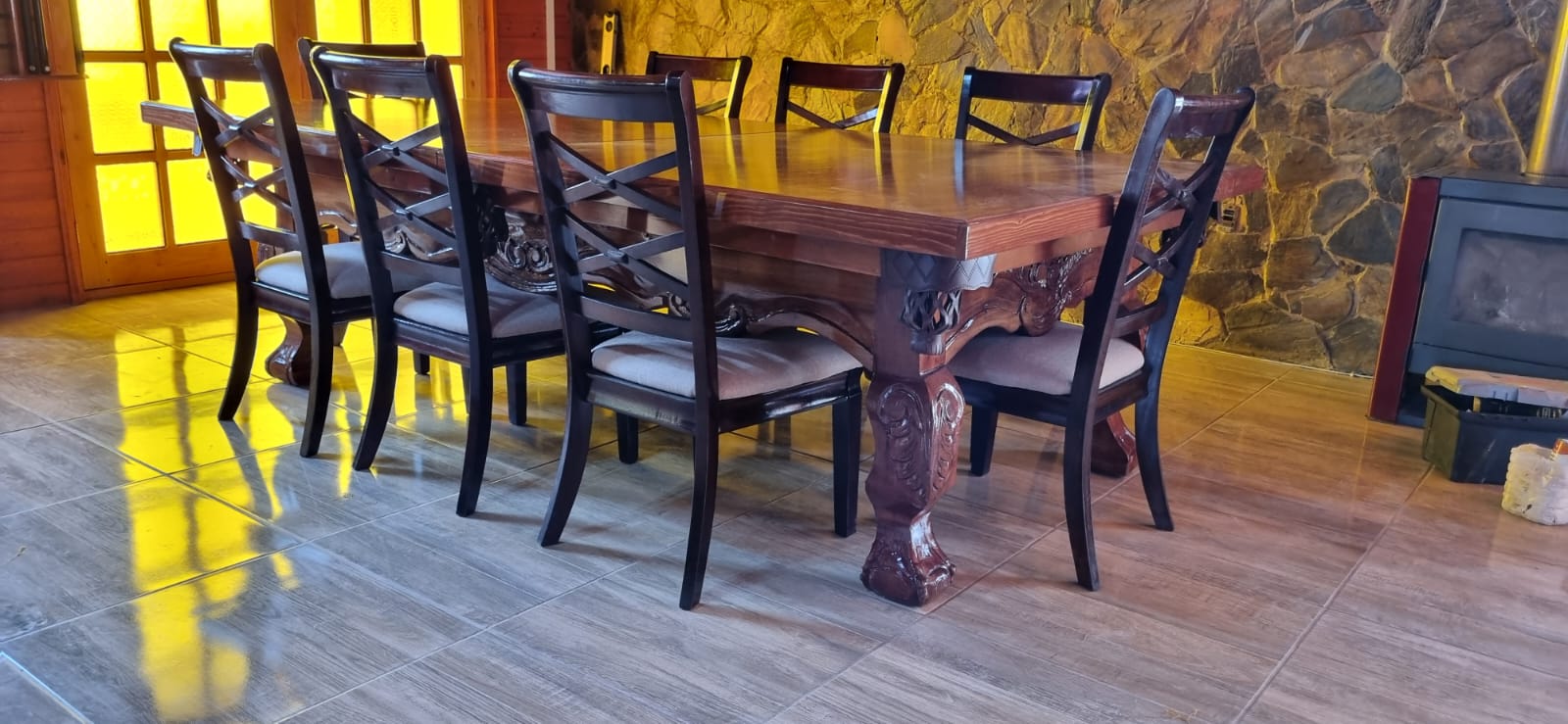 Mesa de Pool Modelo Romana Tallada - Imagen 4