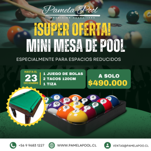 MINI MESA DE POOL -OFERTA!